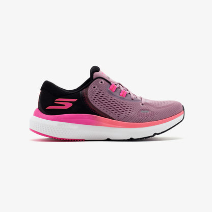 Tenis Skechers GO Run Pure 4 Mujer Rosado Negro