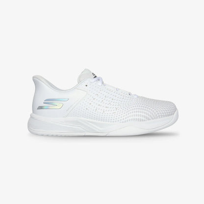 Tenis Skechers Viper Court Reload Padel Mujer Blanco