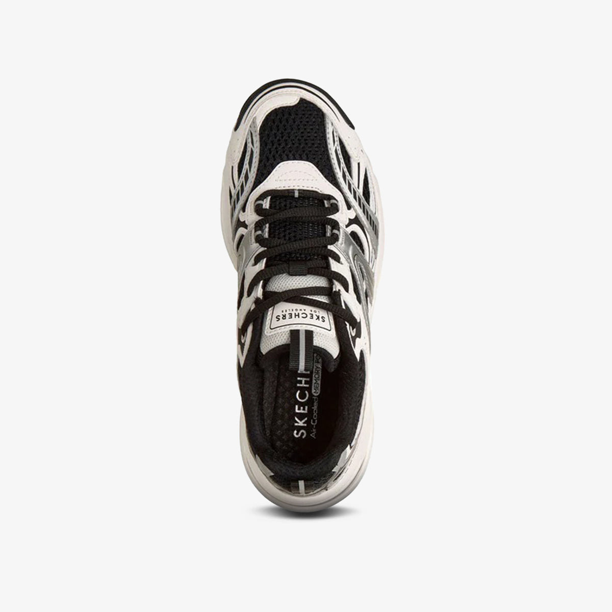 Tenis Skechers Uno Ryze Mujer Blanco Negro