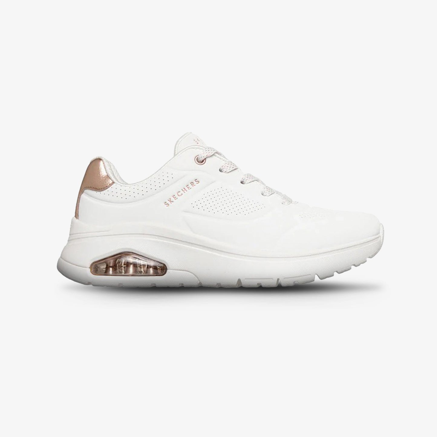 Tenis Skechers Uno Flex Mujer Blanco