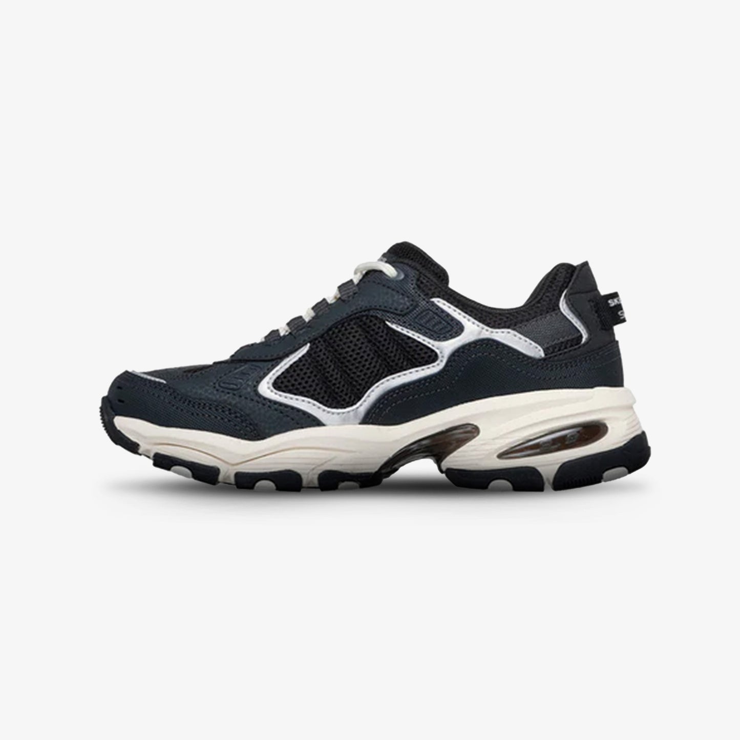 Tenis Skechers Vigor 3.0 Mujer Negro Blanco