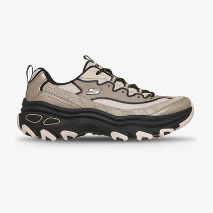 Tenis Skechers D'lite Max Mujer Beige