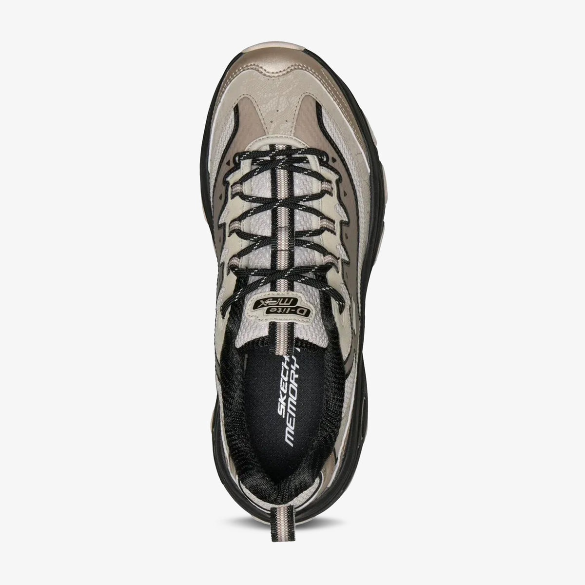 Tenis Skechers D'lite Max Mujer Beige