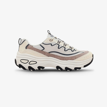 Tenis Skechers D'lite Max Mujer Beige