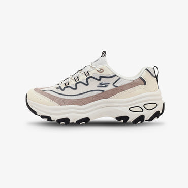 Tenis Skechers D'lite Max Mujer Beige