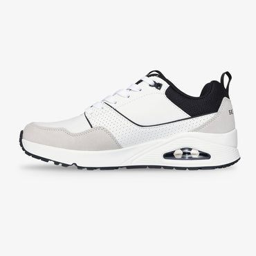 Tenis Skechers Uno-Retro One Hombre Blanco Negro