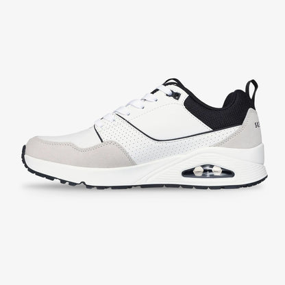 Tenis Skechers Uno-Retro One Hombre Blanco Negro