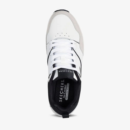 Tenis Skechers Uno-Retro One Hombre Blanco Negro