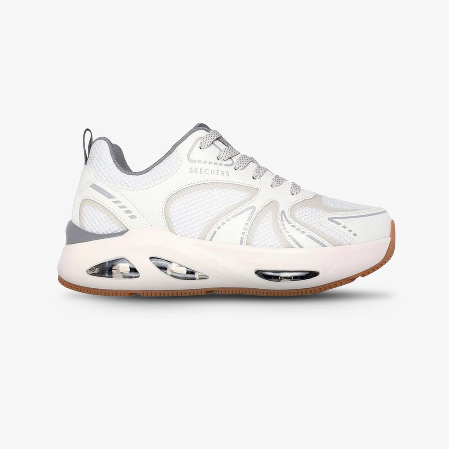Tenis Skechers Uno Ego Hombre Blanco