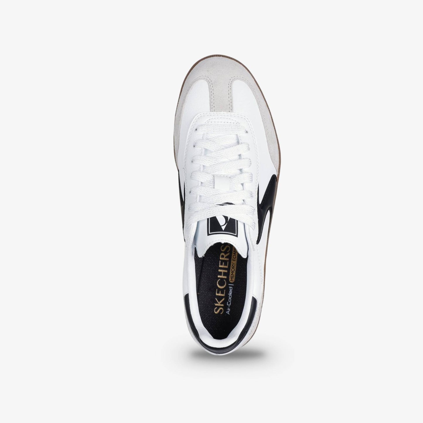Tenis Skechers Hotshot Kickshot Mujer Blanco Negro