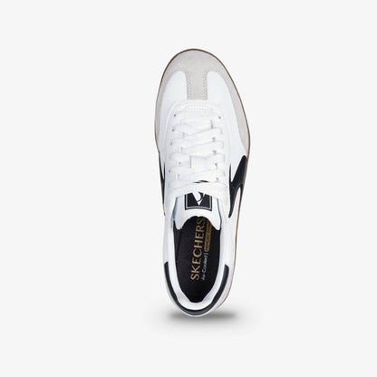 Tenis Skechers Hotshot Kickshot Mujer Blanco Negro