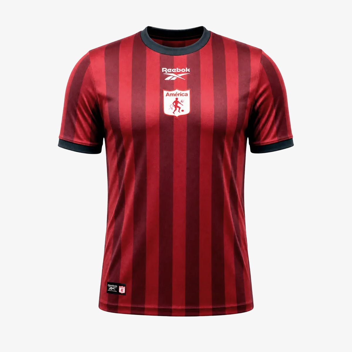 Camiseta Reebok América 26 Hombre Rojo Negro