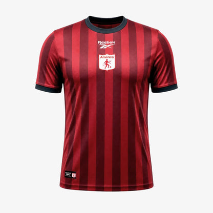 Camiseta Reebok América 26 Hombre Rojo Negro