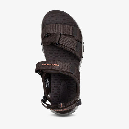 Sandalias Skechers Prewitt Hombre Cafe