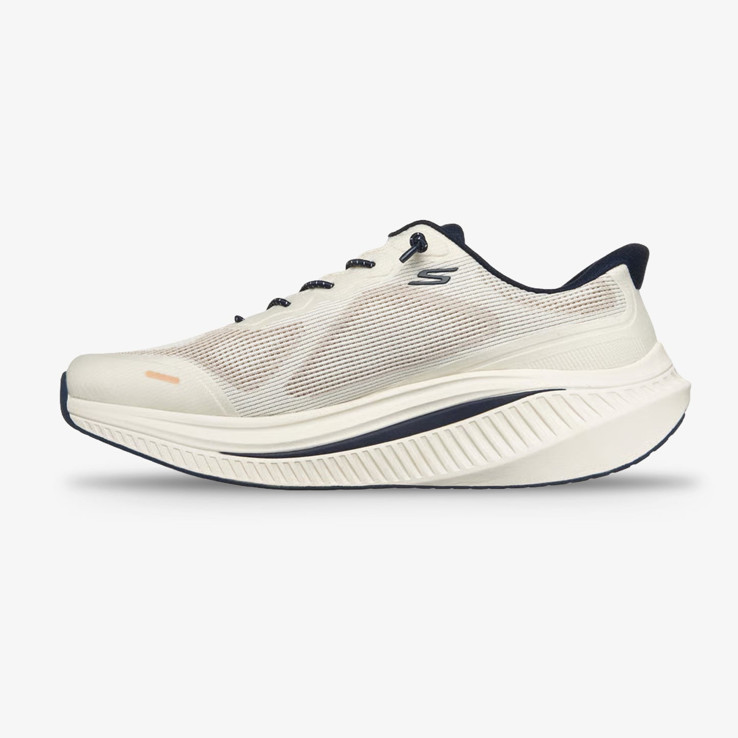 Tenis Skechers Cushioning Arch Fit Hombre  Blanco Azul