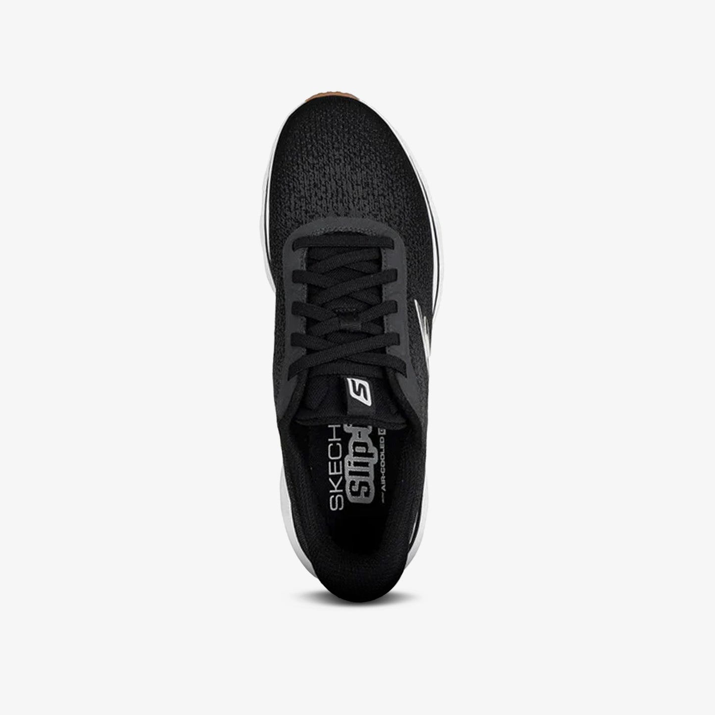 Tenis Skechers Go Walk Glide-Step 2.0 Hombre Negro Blanco