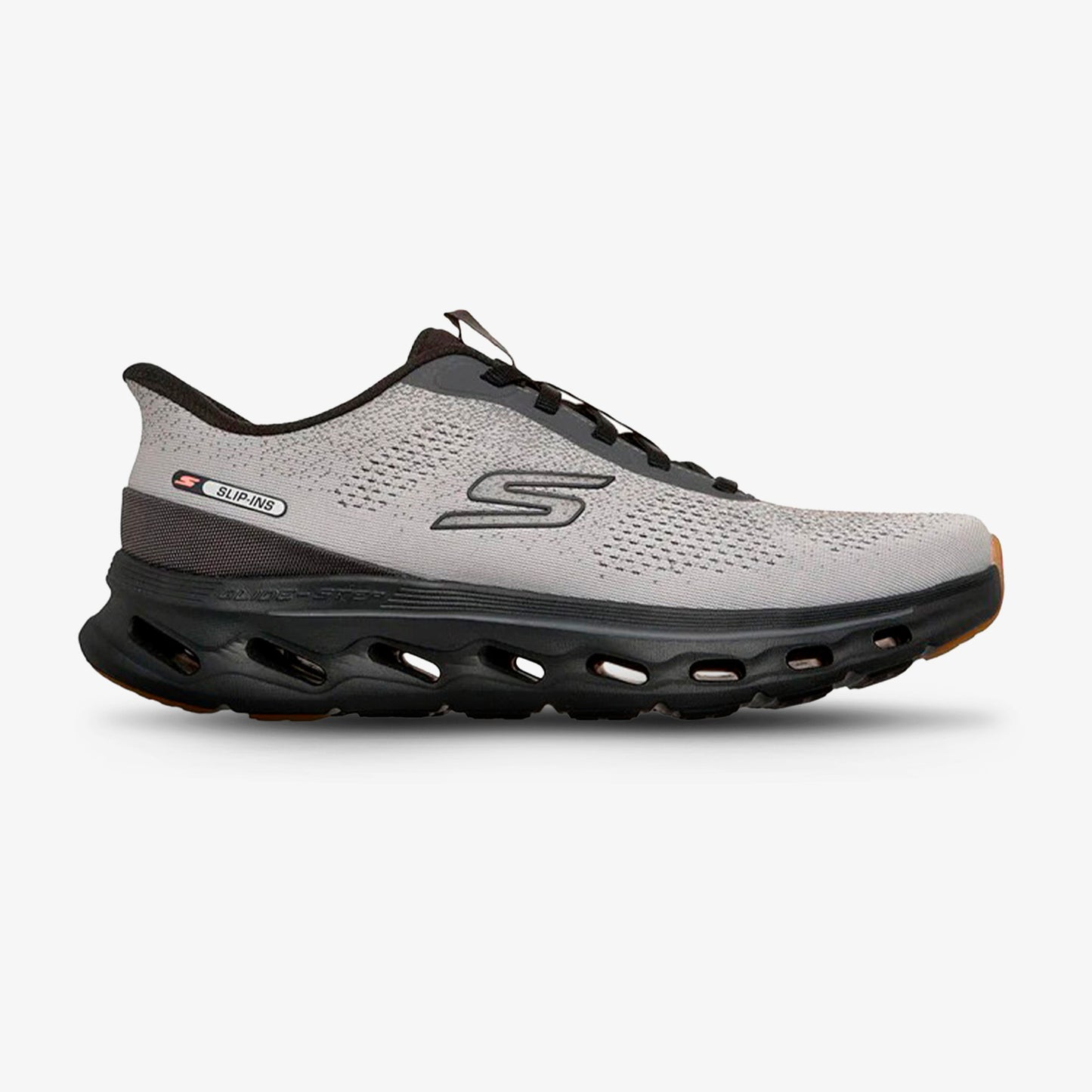 Tenis Skechers Go Walk Glide-Step 2.0 Hombre Gris Negro