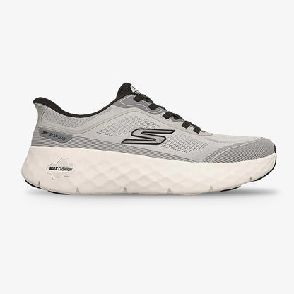 Tenis Skechers Cushioning Flex Hombre Gris Negro