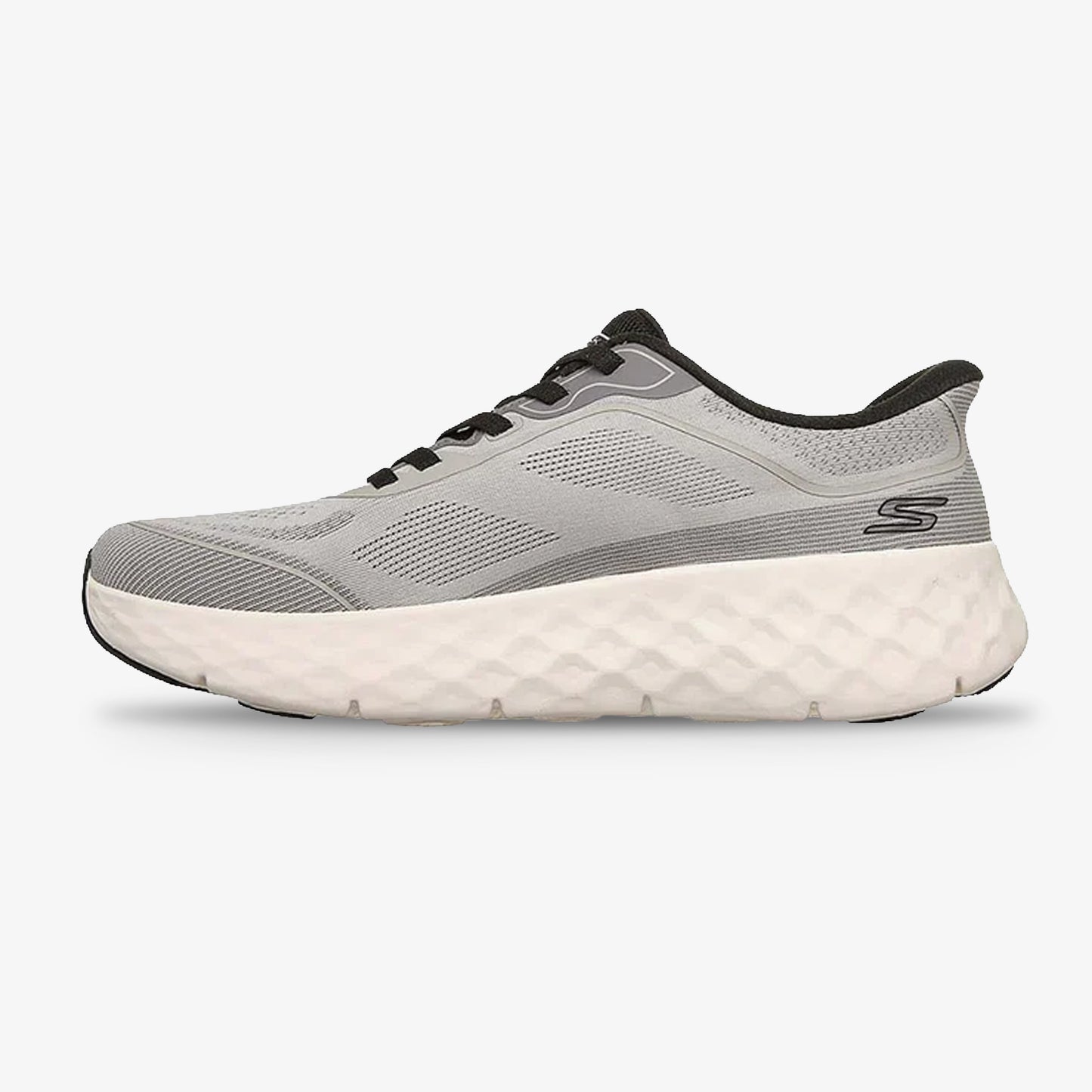 Tenis Skechers Cushioning Flex Hombre Gris Negro