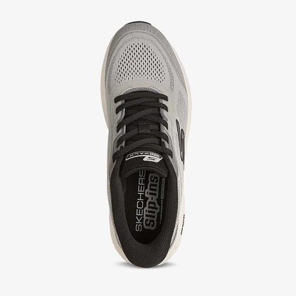 Tenis Skechers Cushioning Flex Hombre Gris Negro