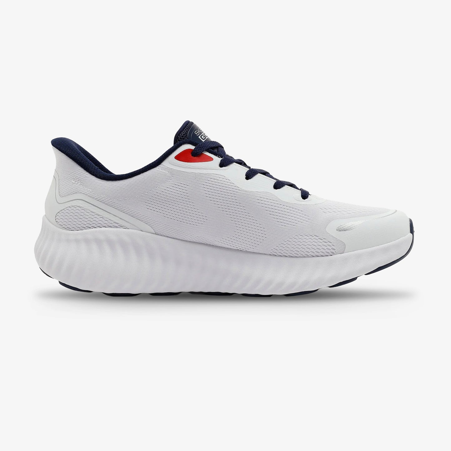 Tenis Skechers Go Run Now Hombre Blanco Navy