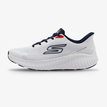 Tenis Skechers Go Run Now Hombre Blanco Navy