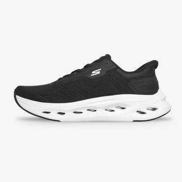 Tenis Skechers Glide Step Hombre Negro Blanco