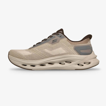 Tenis Skechers Glide Step Hombre Beige Cafe
