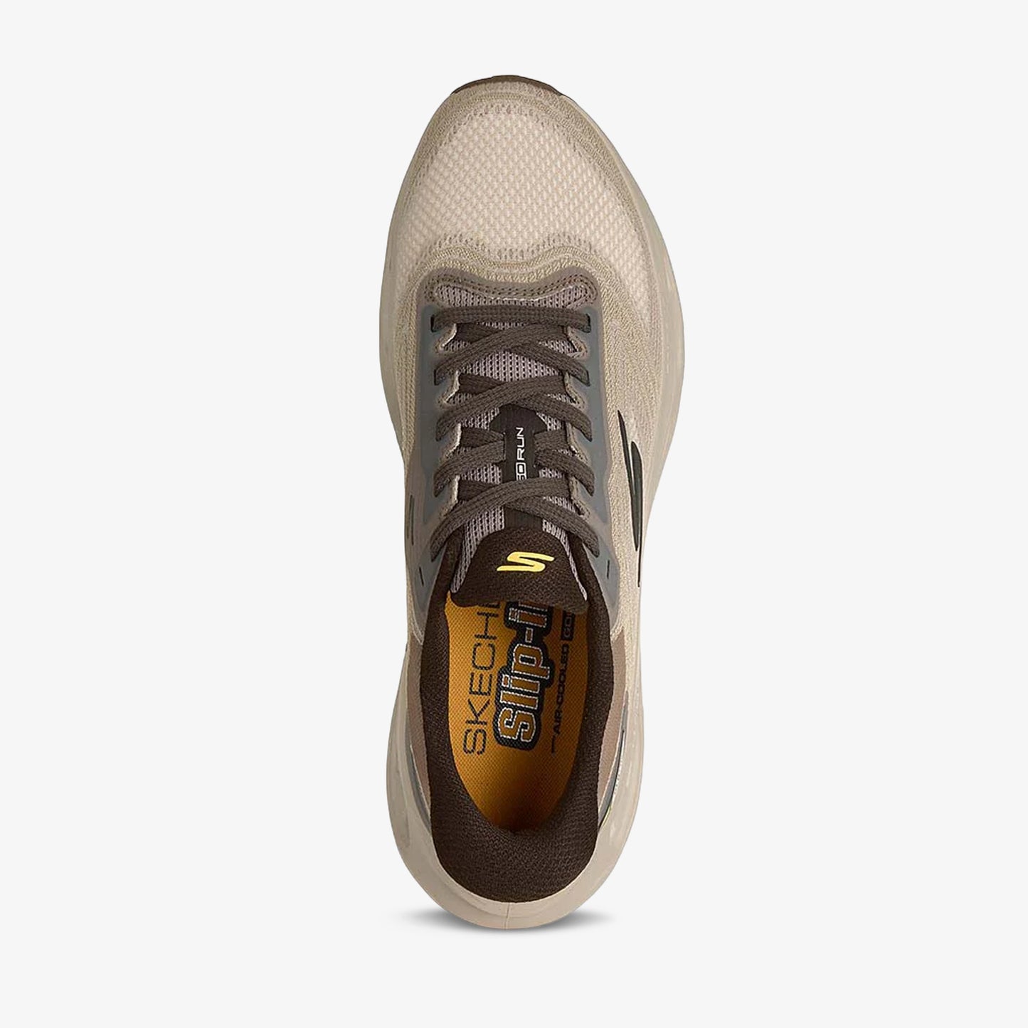 Tenis Skechers Glide Step Hombre Beige Cafe