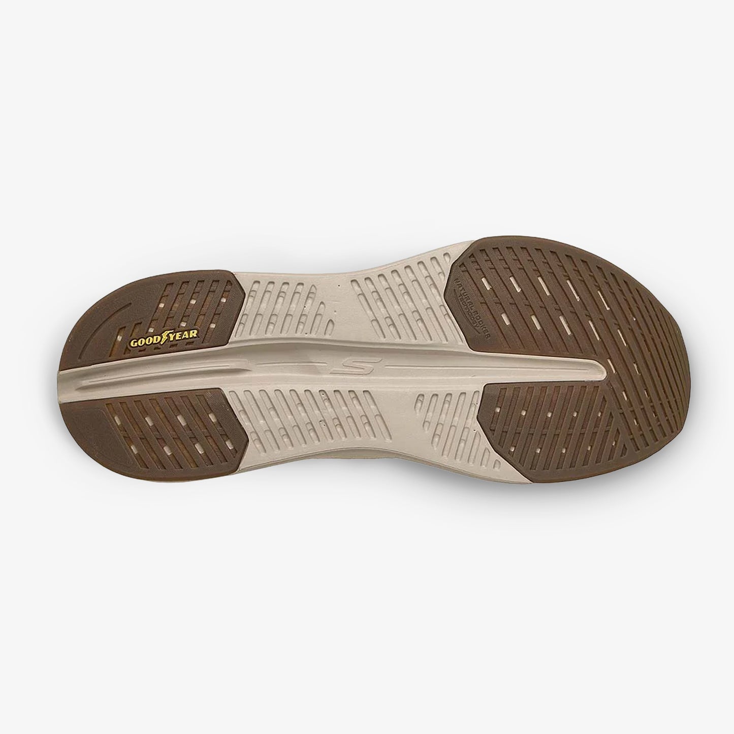 Tenis Skechers Glide Step Hombre Beige Cafe