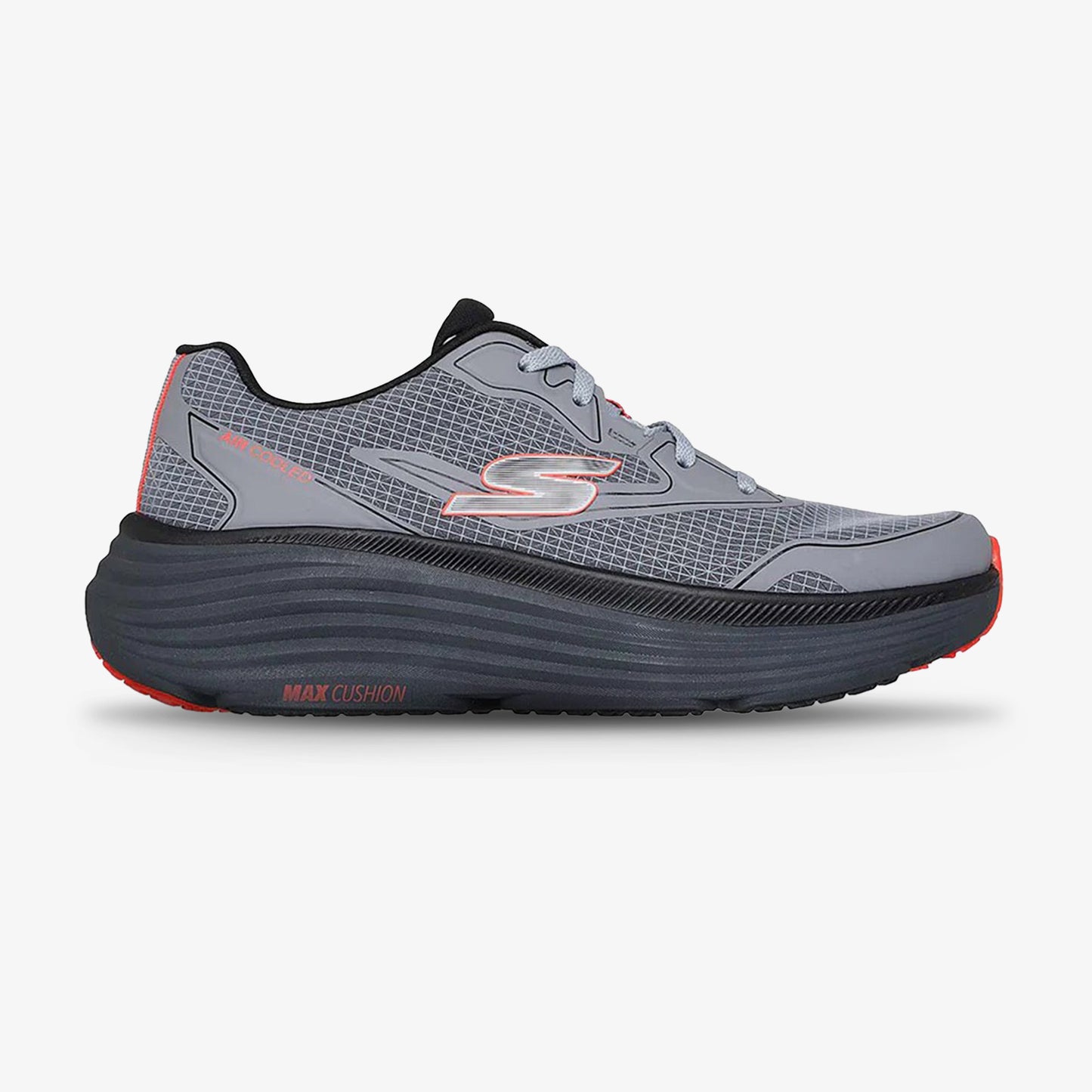 Tenis Skechers Max Cushioning Endeavour Hombre Gris Negro