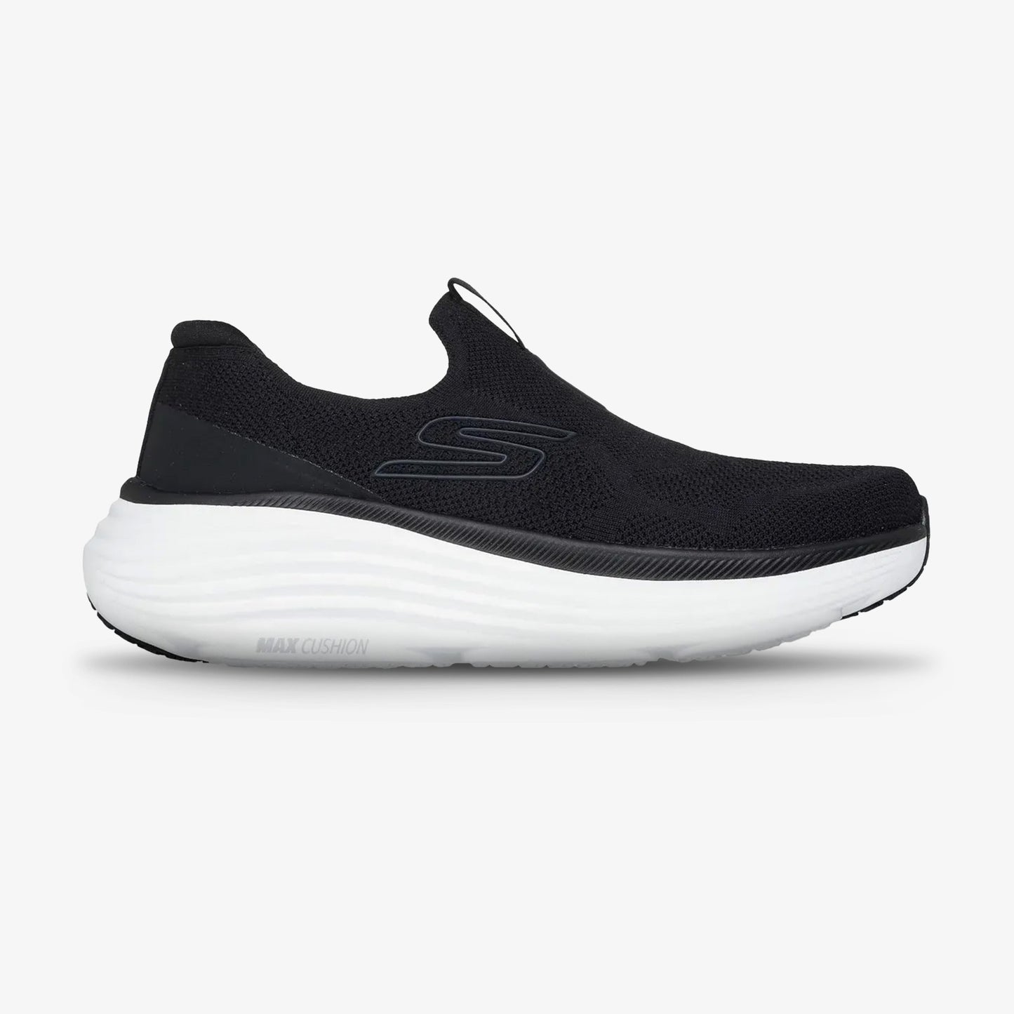 Tenis Skechers Max Cushioning Hombre Negro Blanco