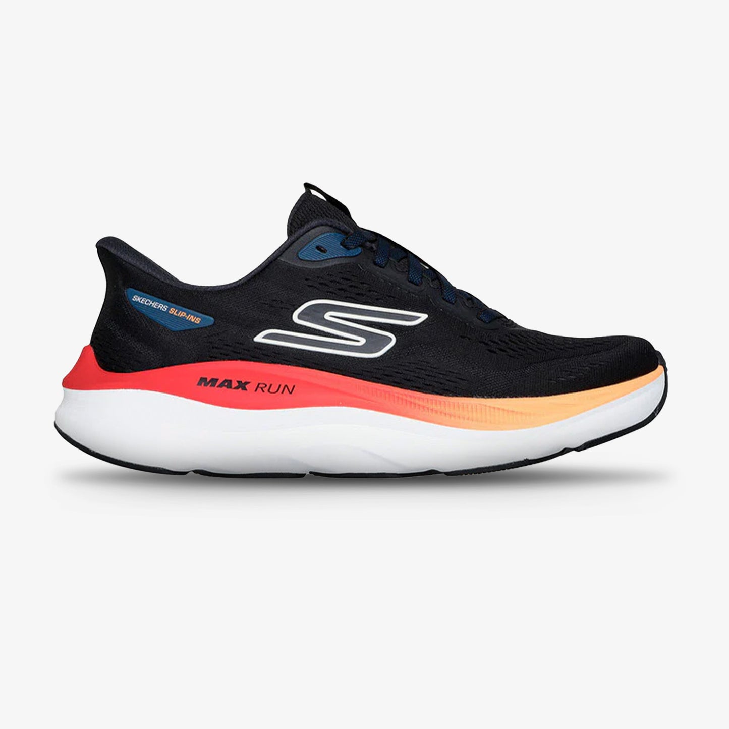 Tenis Skechers Slip-Ins Max Run Hombre Negro