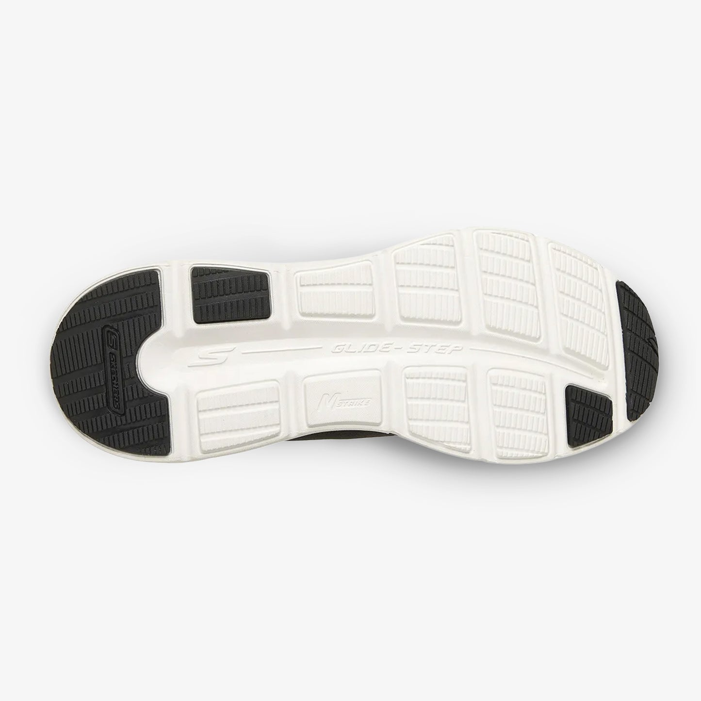 Tenis Skechers Glide Step Vortex Hombre Negro Blanco