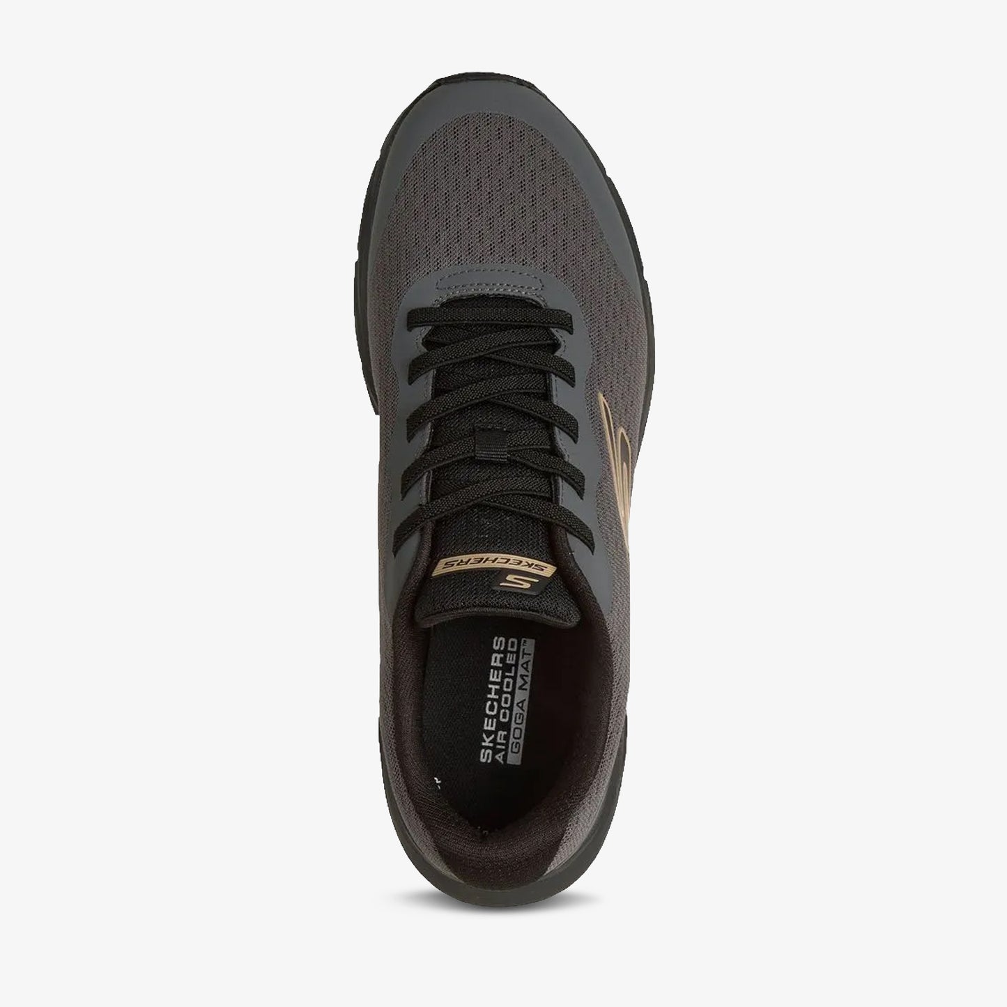 Tenis Skechers Glide Step Vortex Hombre Gris Negro