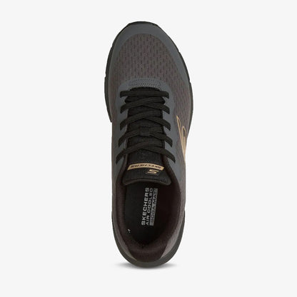 Tenis Skechers Glide Step Vortex Hombre Gris Negro
