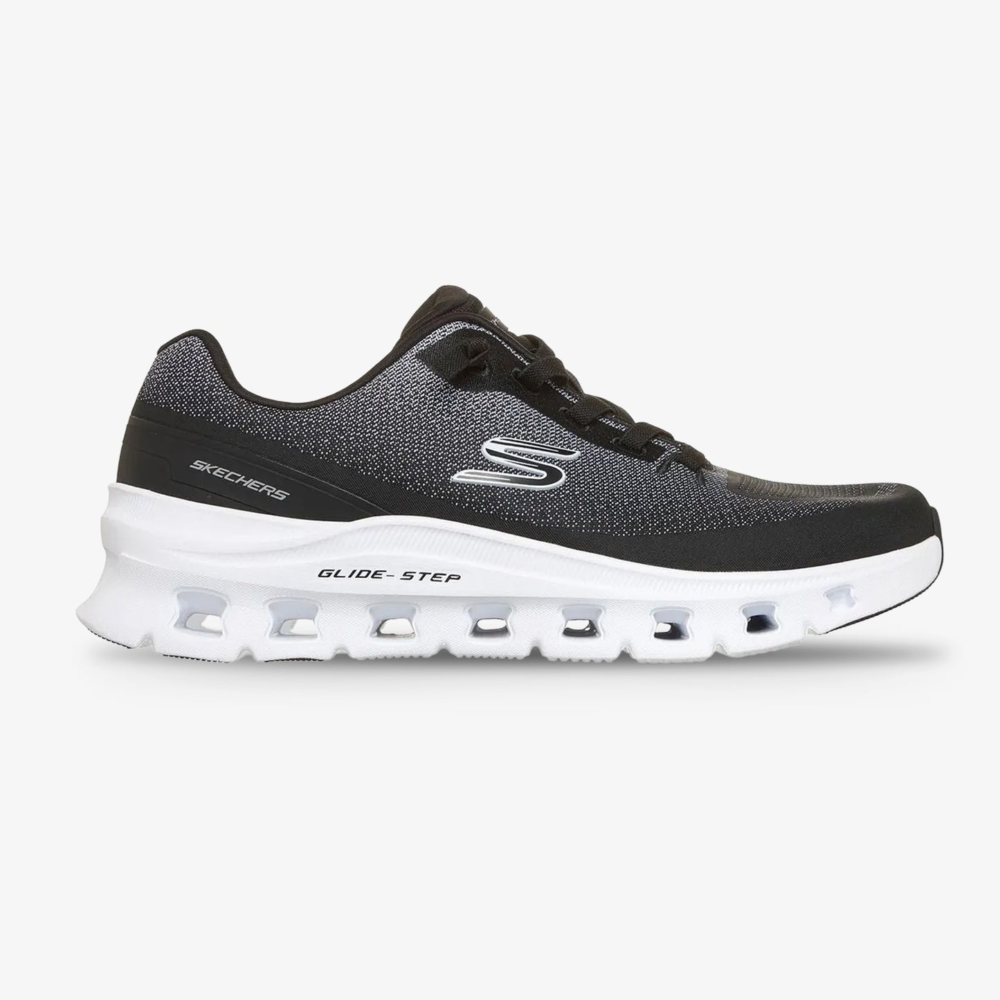 Tenis Skechers Glide Step Pro Hombre Negro Blanco