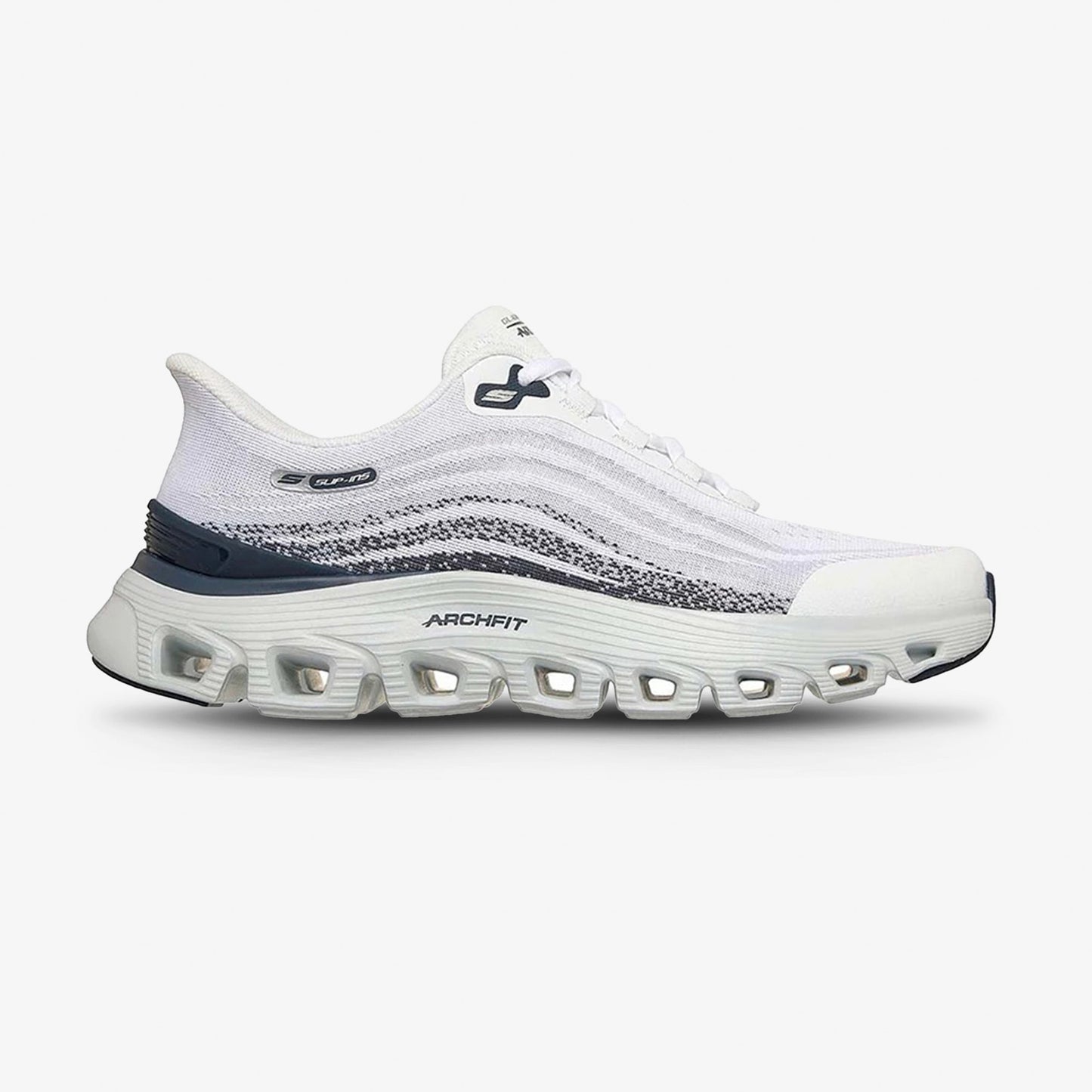 Tenis Skechers Arch Fit Glide Hombre Blanco