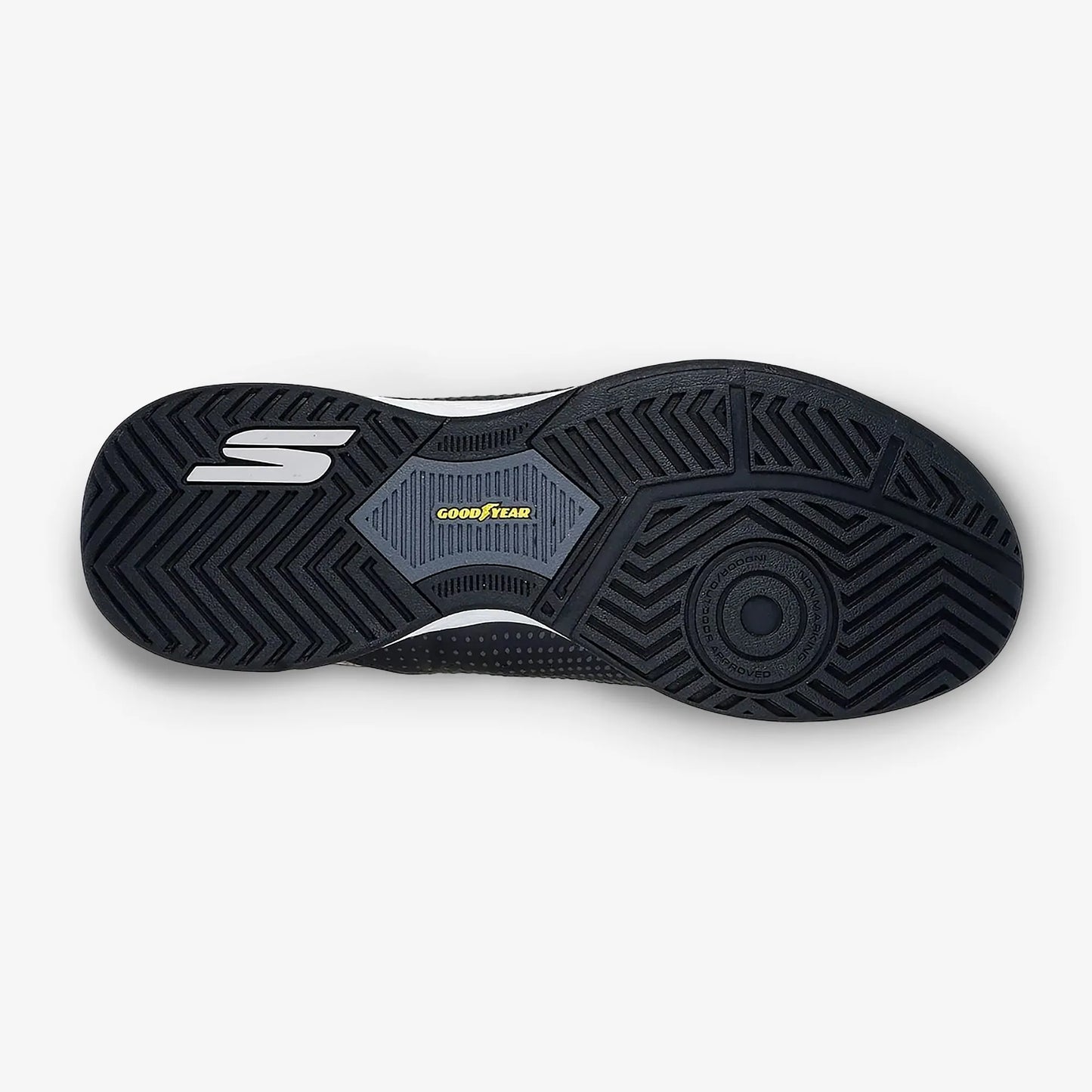 Tenis Skechers Viper Court Reload Padel Hombre Negro