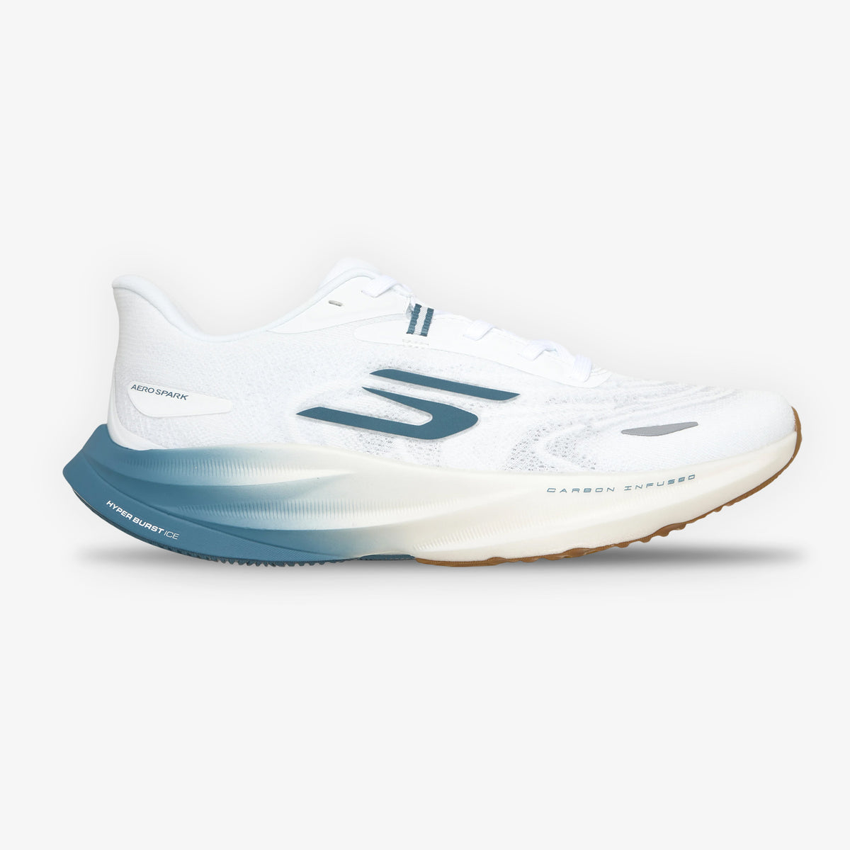Tenis Skechers Aero Spark Hombre Blanco Azul