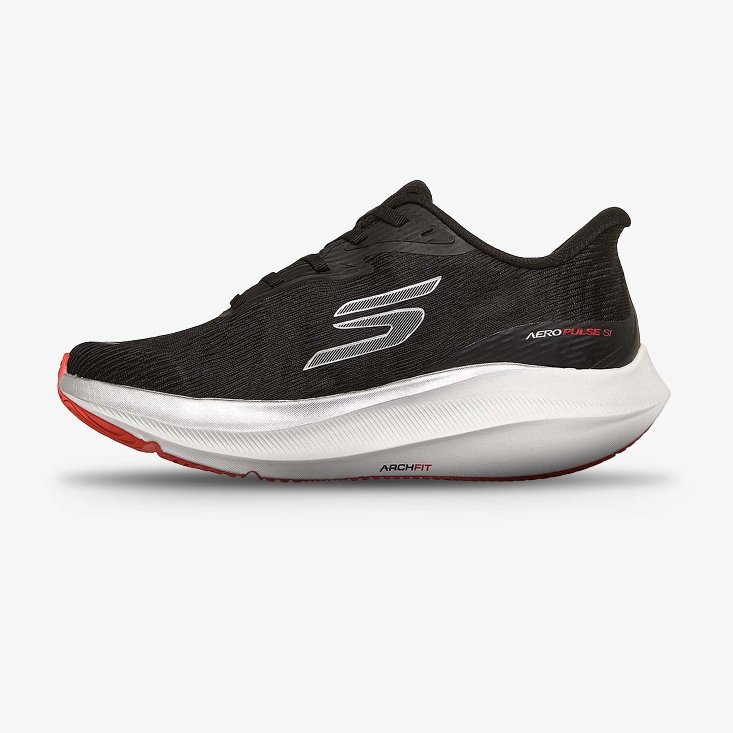 Tenis Skechers Slip-ins Aero Pulse Hombre Negro Blanco