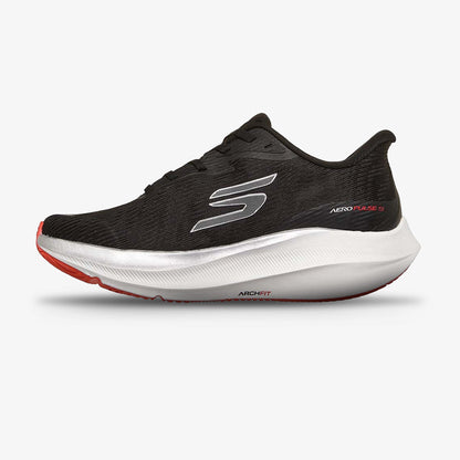 Tenis Skechers Slip-ins Aero Pulse Hombre Negro Blanco