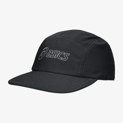 Gorra Asics Performance Run 5 Panel Unisex Negro