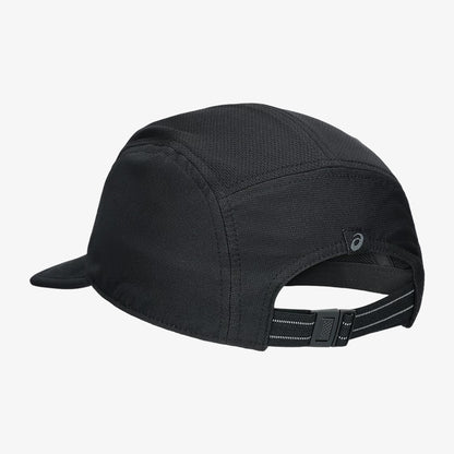 Gorra Asics Performance Run 5 Panel Unisex Negro