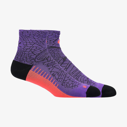 Medias Asics Performance Unisex Morado Negro