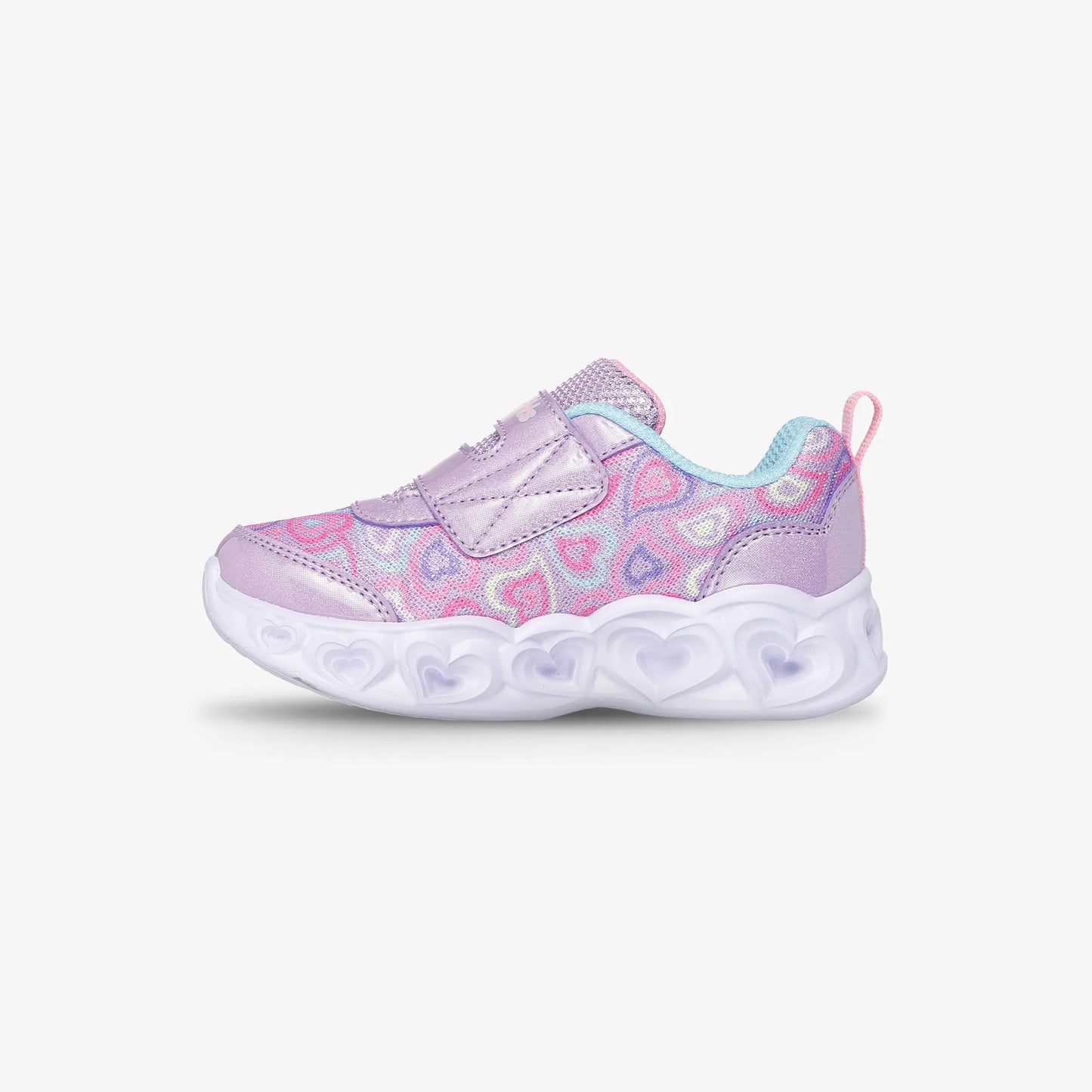 Tenis Skechers Heart Lights Bebé Lila