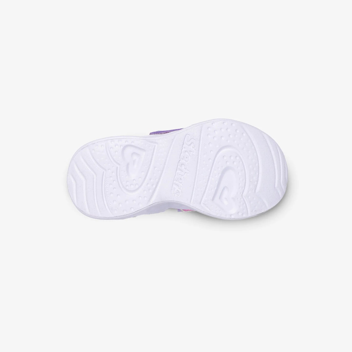 Tenis Skechers Heart Lights Bebé Lila