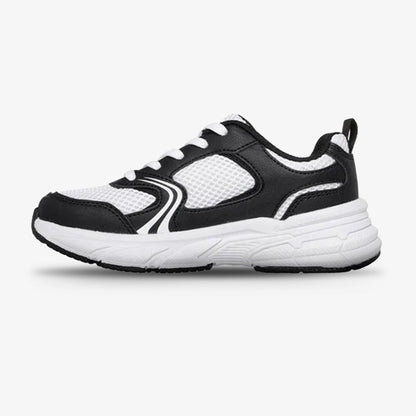 Tenis Skechers Retro Graph Niña Negro Blanco