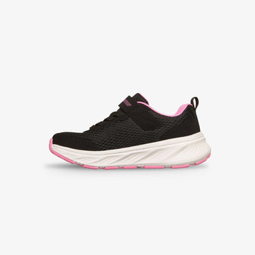 Tenis Skechers Edgeride Niña Negro Rosa