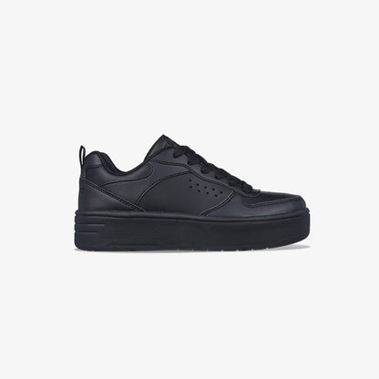 Tenis Skechers Court Hight Niña Negro